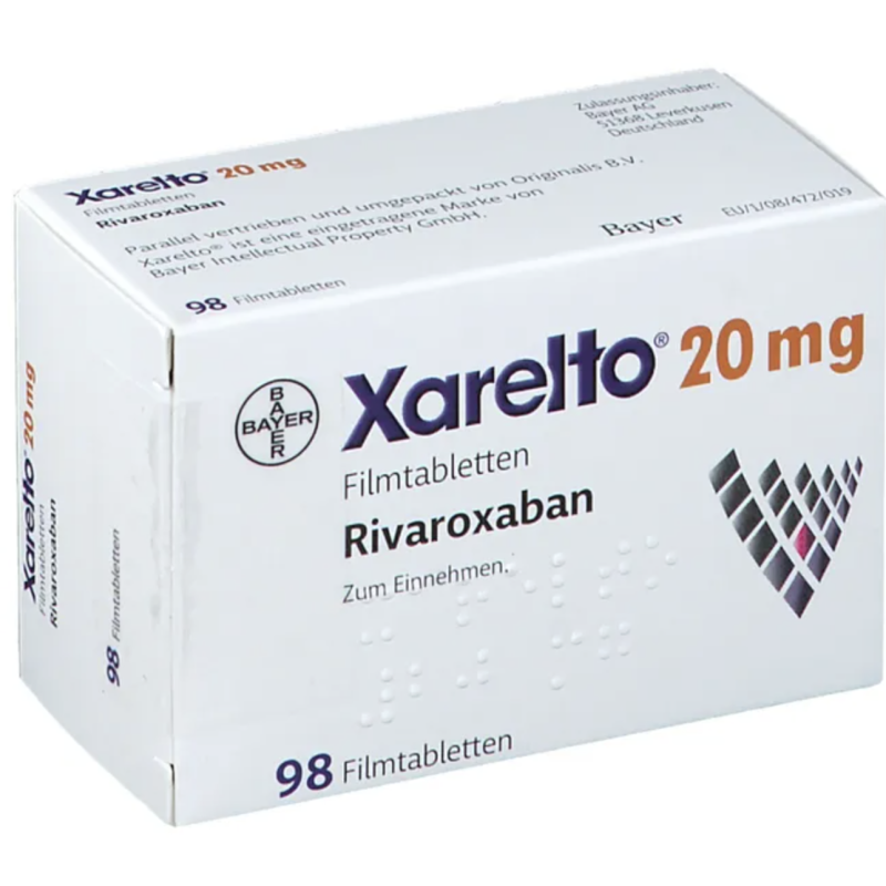 Xarelto 20 mg 98 St PZN 15433785