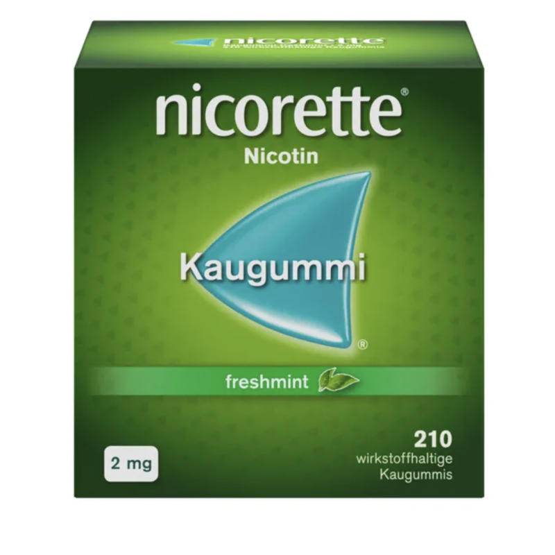 nicorette 2 mg Nikotinkaugummi freshmint zum 210 St PZN 17594133