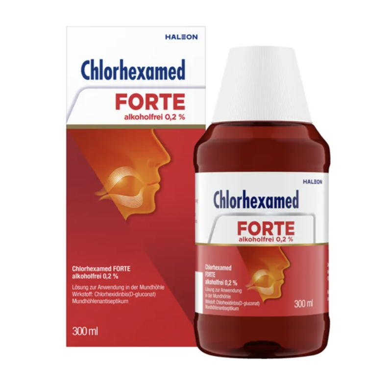 Chlorhexamed FORTE alkoholfrei 0,2 %, Mundspülung, antibakteriell 300 ml PZN 12574692