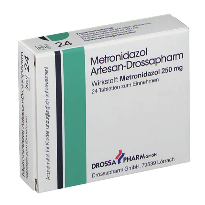 Metronidazol Artesan-Drossapharm 250 mg 24 St PZN 03509164