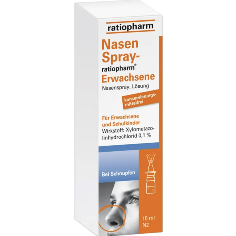 Nasenspray-ratiopharm Erwachsene - bei Schnupfen 15 Ml PZN 00999848