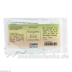 Glasnagelfeile 90x11x2 Abgerundet mit Hülle, 1 ST – PZN 2052917