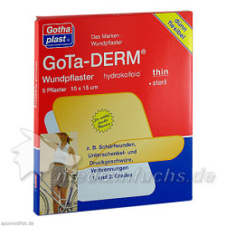 Gotha-Derm Hydrokolloides Wundpflaster 15cmx15cm, 5 ST – PZN 176383