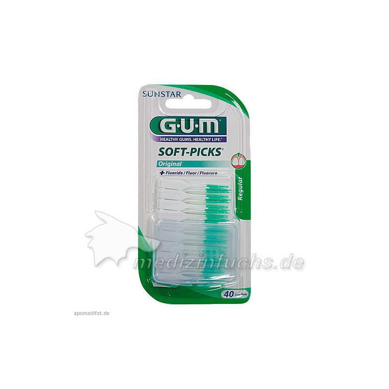 GUM Soft-Picks + Etui, 40 ST – PZN 5138654
