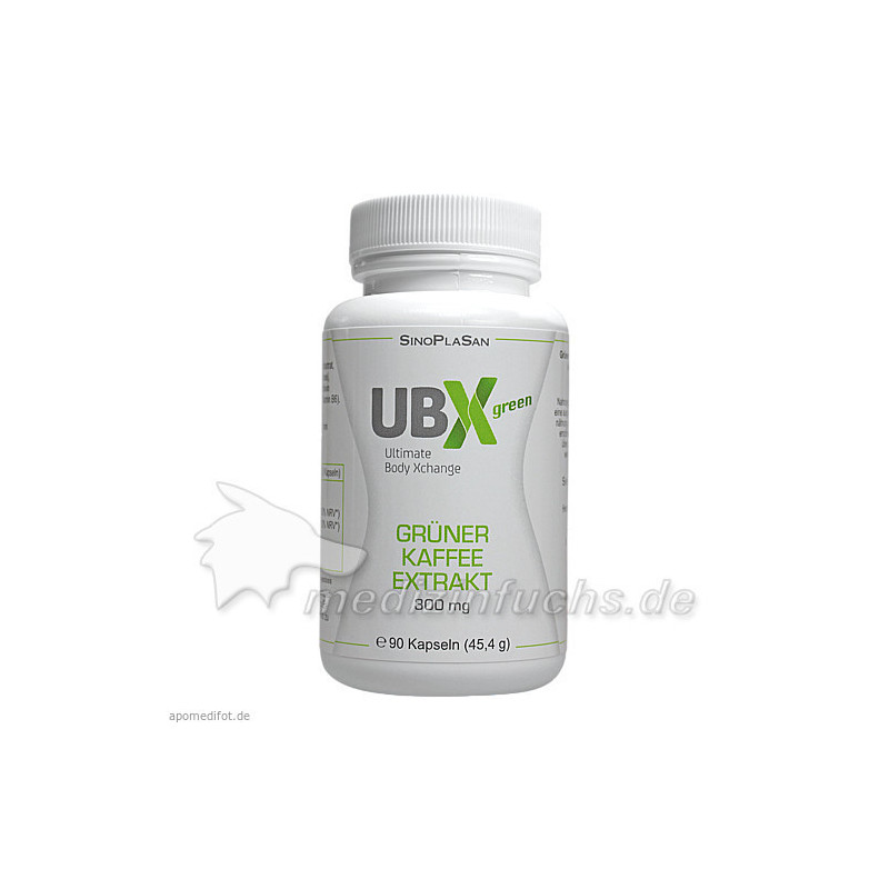 Grüner Kaffee Extrakt 300mg UBX green, 90 ST – PZN 10347466