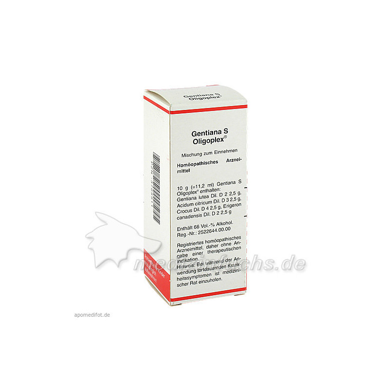 Gentiana S Oligoplex, 50 ML – PZN 3709911