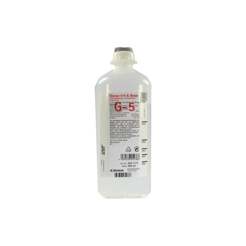 Glucose 5% B.Braun Ecoflac plus, 500 ML – PZN 3705273