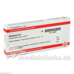 GELSEMIUM D 6 Ampullen, 10X1 ML – PZN 2823898