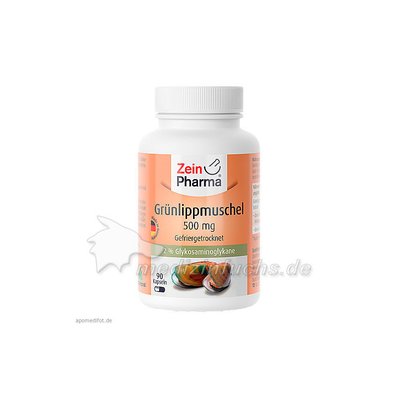 Grünlippmuschel mit 2% GAG u. 27% Omega-3Fettsäure, 90 ST – PZN 8405185