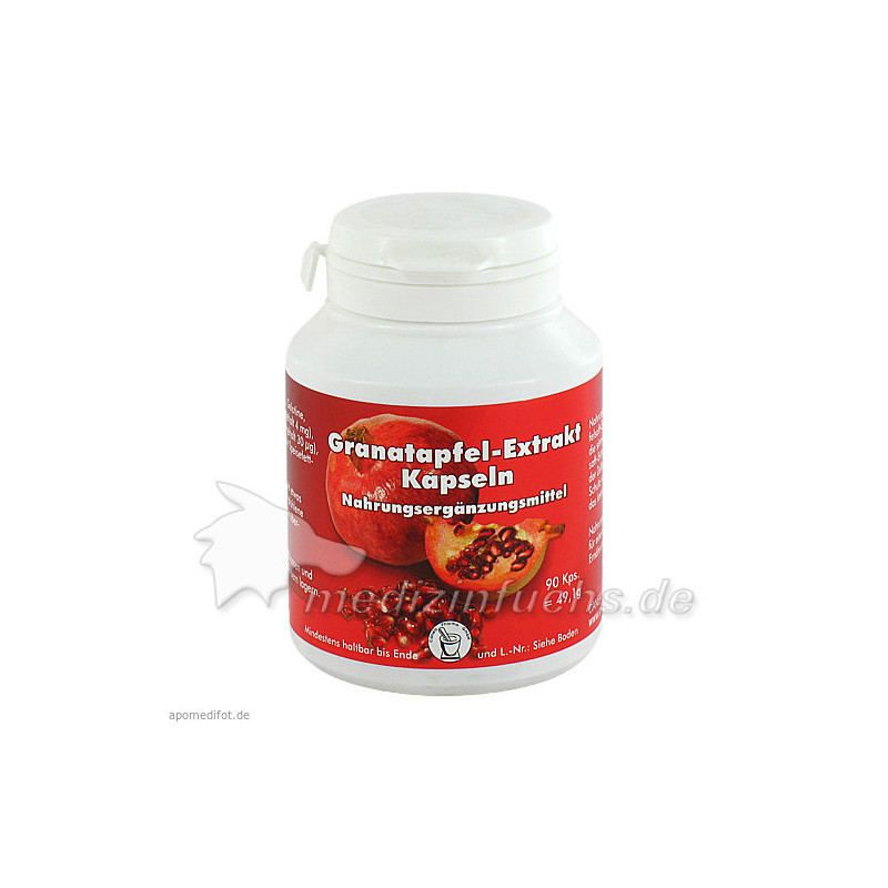 Granatapfel-Extrakt Kapseln, 90 ST – PZN 7281309