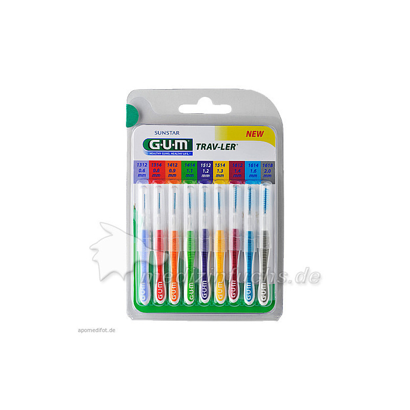 GUM TRAV-LER Sortiment, 9 ST – PZN 10018975