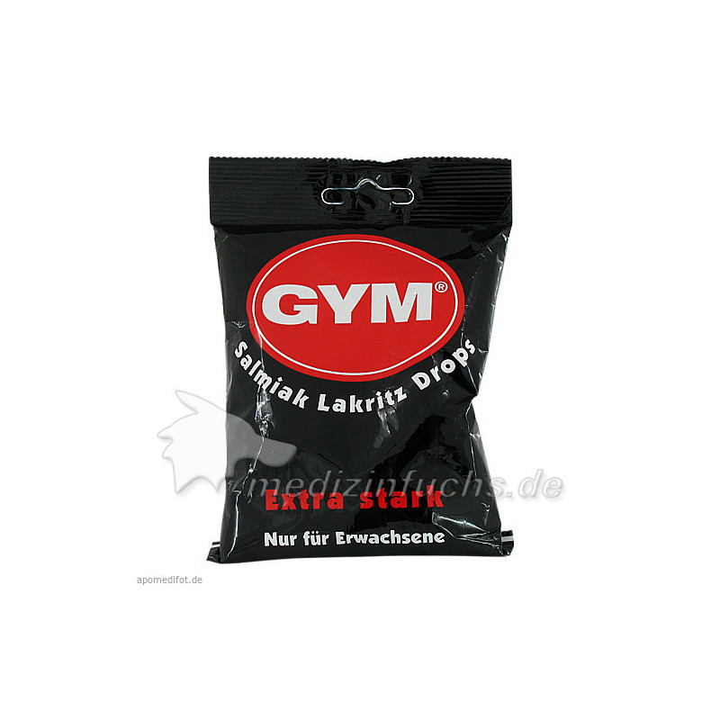 Gym Salmiak Lakritz Drops-Tüte zuckerhaltig, 100 G – PZN 2022980