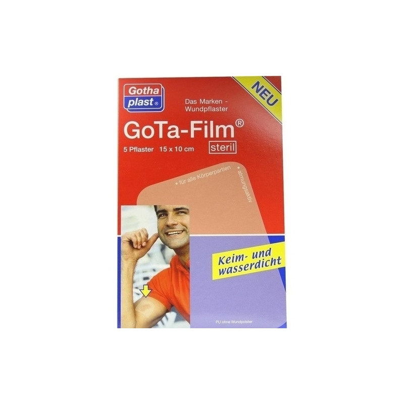 GoTa-FILM steril 15cmx10cm, 5 ST – PZN 4442551