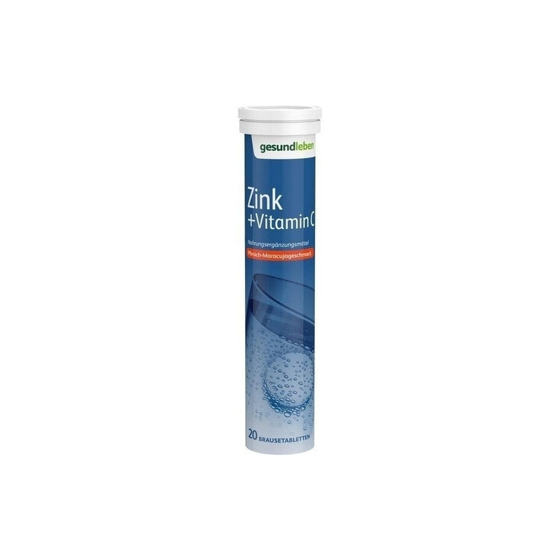 gesund leben Zink + Vitamin C Brausetabletten, 20 ST – PZN 731057