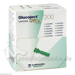 Glucoject Lancets PLUS 33G, 200 ST – PZN 3992404