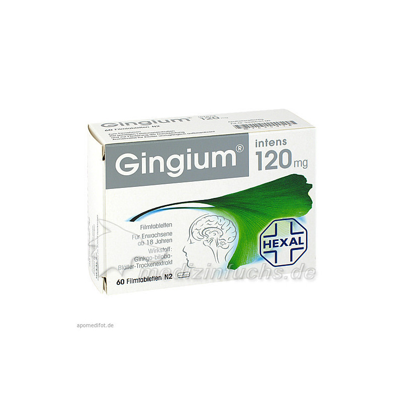 Gingium intens 120, 60 ST – PZN 1635918