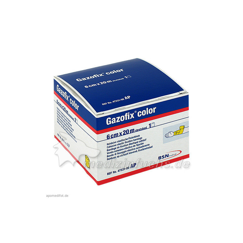 GAZOFIX COLOR GELB 20MX6CM, 1 ST – PZN 3769416