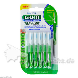 GUM TRAV-LER grün Tanne 1.1mm Interdental+6 Kappen, 6 ST – PZN 9714391