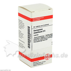 GERMANIUM MET D 6, 80 ST – PZN 4218486