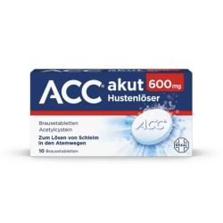 ACC® akut 600 mg bei Husten - Schleimlöser bei Husten, 1 Brausetablette täglich PZN 06197481