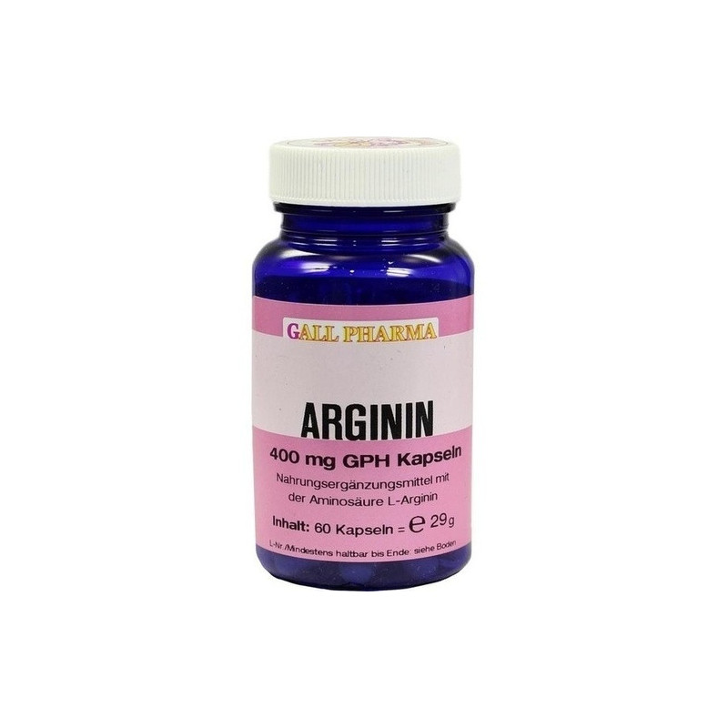 Arginin 400mg GPH Kapseln, 60 ST – PZN 1389170