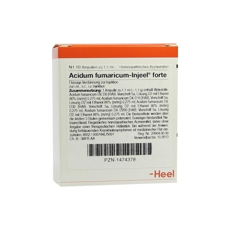 ACIDUM FUMARICUM INJ FORTE, 10 ST – PZN 1474378