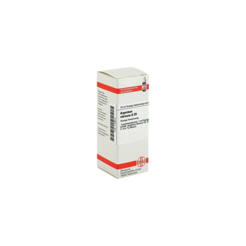 Argentum Nitricum D 20 Dilution (20 ml) – PZN 7159815