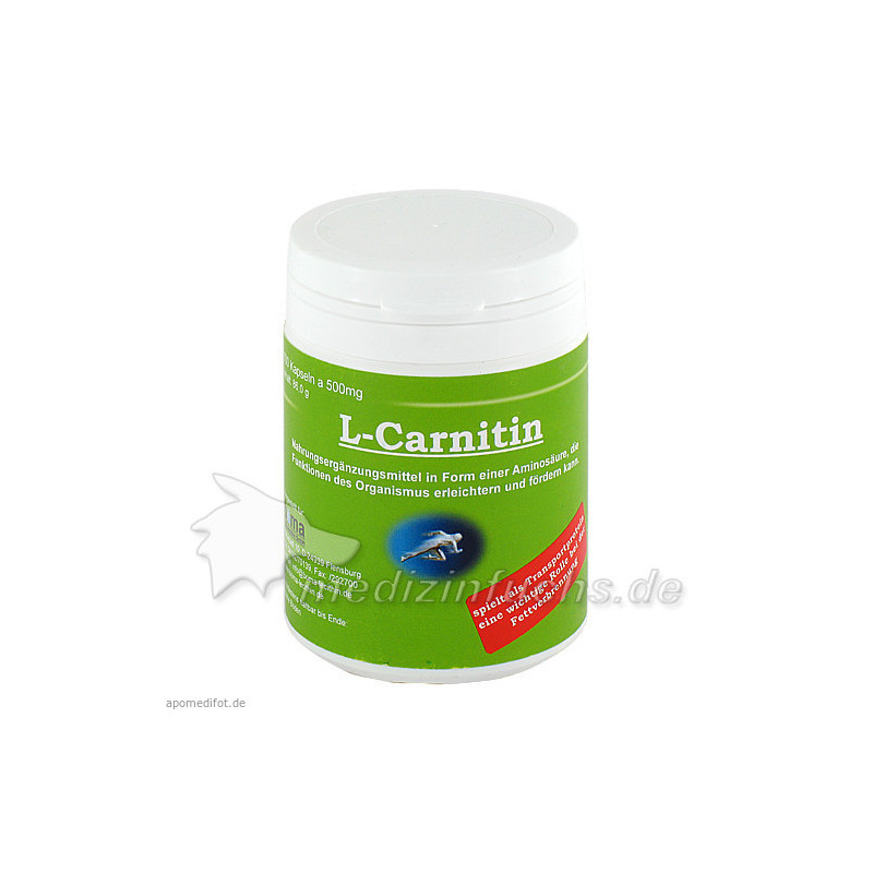 ACETYL-L-CARNITIN 500mg Kapseln, 100 ST – PZN 2367437