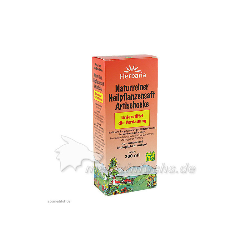 ARTISCHOCKE HEILPFLANZEN Saft, 200 ML – PZN 4172123