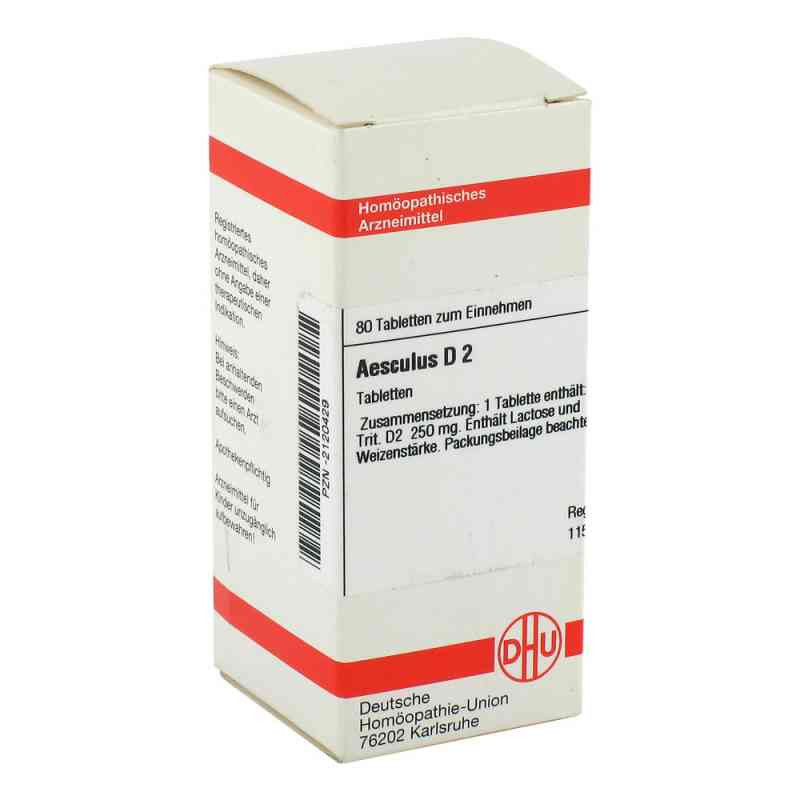Aesculus D 2 Tabletten (80 stk) – PZN 2120429