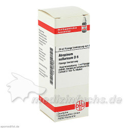 ATROPINUM SULF D 6, 20 ML – PZN 2607930