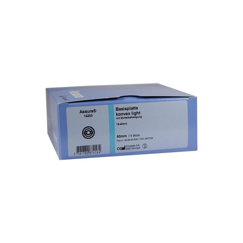 Assura Basispl. konvex light aussch.15-43mm RR60mm, 4 ST – PZN 2857029