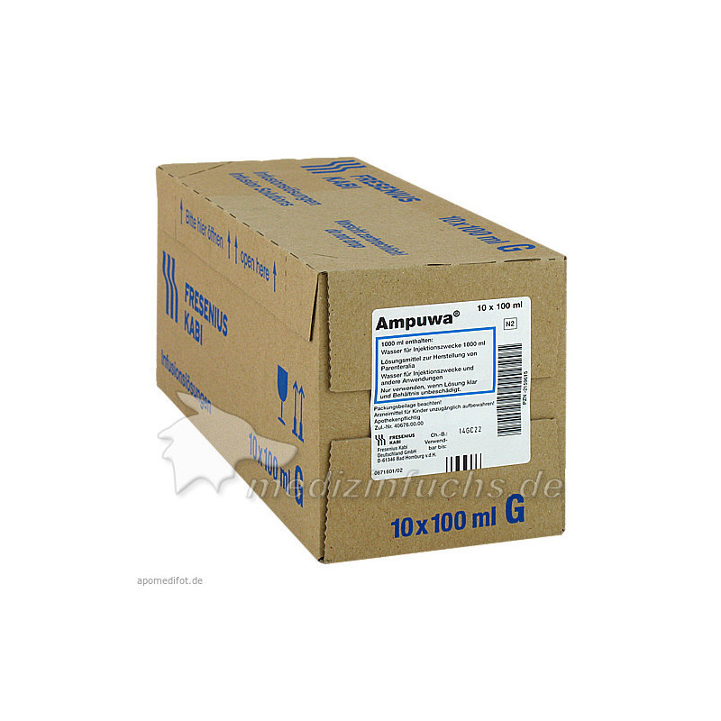 AMPUWA GLASFL, 10X100 ML – PZN 2159615