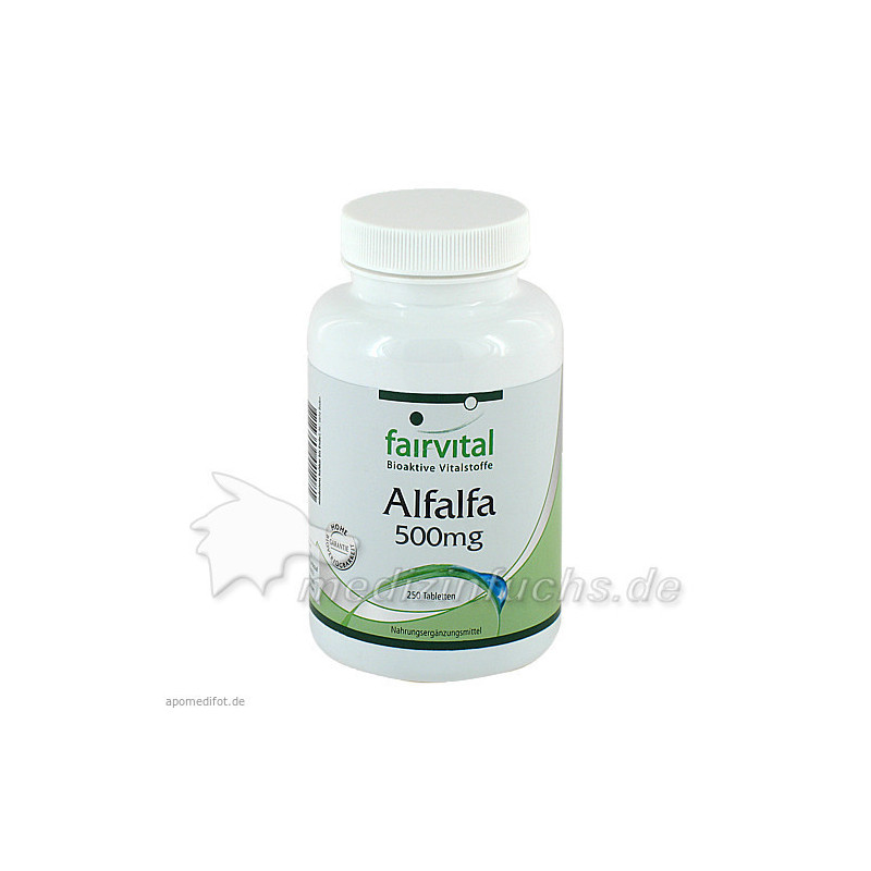 Alfalfa 500mg, 250 ST – PZN 2018754