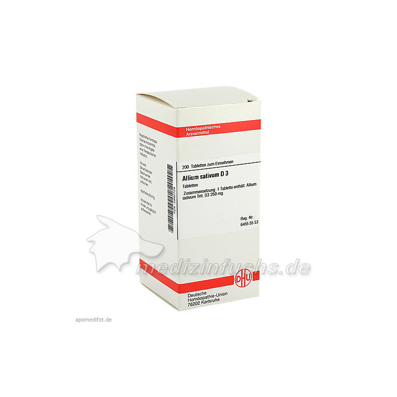 ALLIUM SATIVUM D 3, 200 ST – PZN 2892729