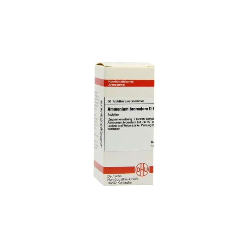 Ammonium Bromatum D 6 Tabletten (80 stk) – PZN 2127153