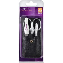 ApoLine Manicure Etui schwarz 3-teilig, 1 ST – PZN 11291644