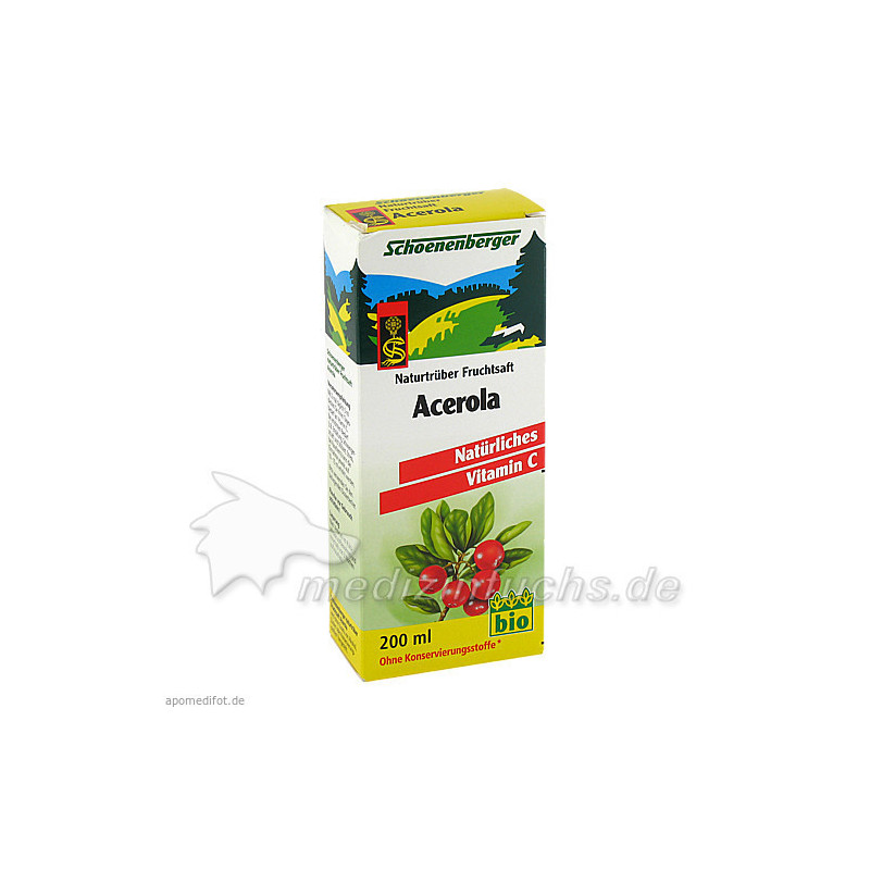 ACEROLASAFT SCHOENENBERGER, 200 ML – PZN 692021