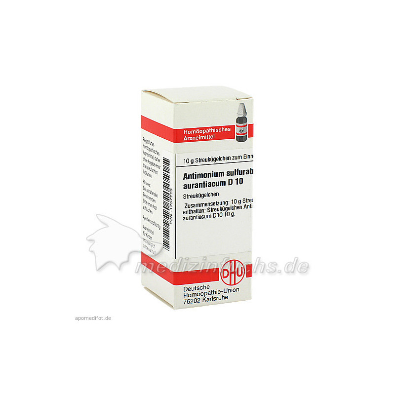 ANTIMONIUM SULF AURANT D10, 10 G – PZN 1757225