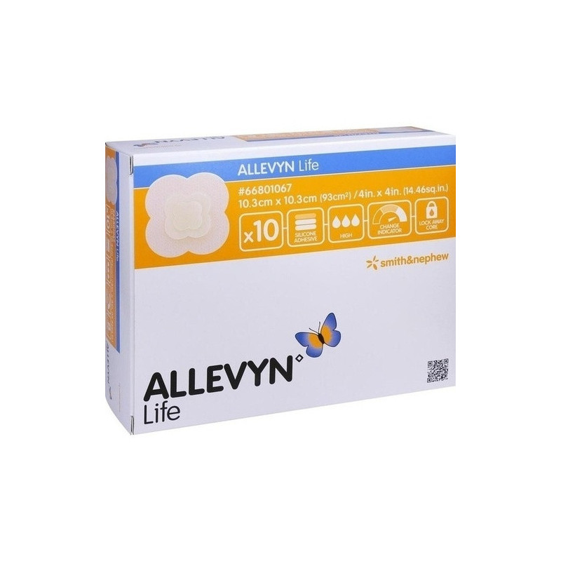 ALLEVYN LIFE 10.3x10.3cm, 10 ST – PZN 9634019