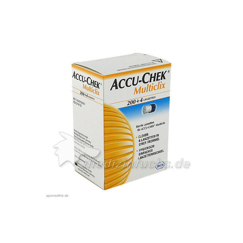ACCU-CHEK Multiclix Lanzetten, 204 ST – PZN 3746183