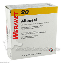ALLEOSAL 20 Amp.f.Hunde/Katzen/Klein-u.Zootiere, 100X2 ML – PZN 2146021