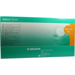 ASKINA OCULA AUGGENKOMPRESSEN 56X72MM UNSTERIL, 50 ST – PZN 6167095