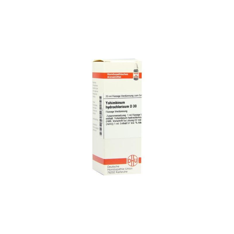 Yohimbinum hydrochloricum D 30 Dilution (20 ml) – PZN 7250160