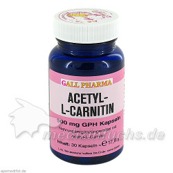 ACETYL-L-CARNITIN 500mg Kapseln, 30 ST – PZN 2367408