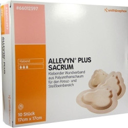 Allevyn Plus Sacrum 17x17cm Wundauflage, 10 ST – PZN 3816475