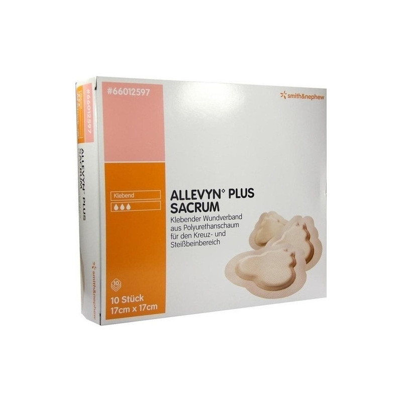 Allevyn Plus Sacrum 17x17cm Wundauflage, 10 ST – PZN 3816475