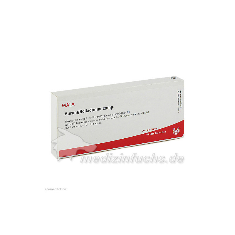 AURUM/BELLADONNA COMP, 10X1 ML – PZN 1750766