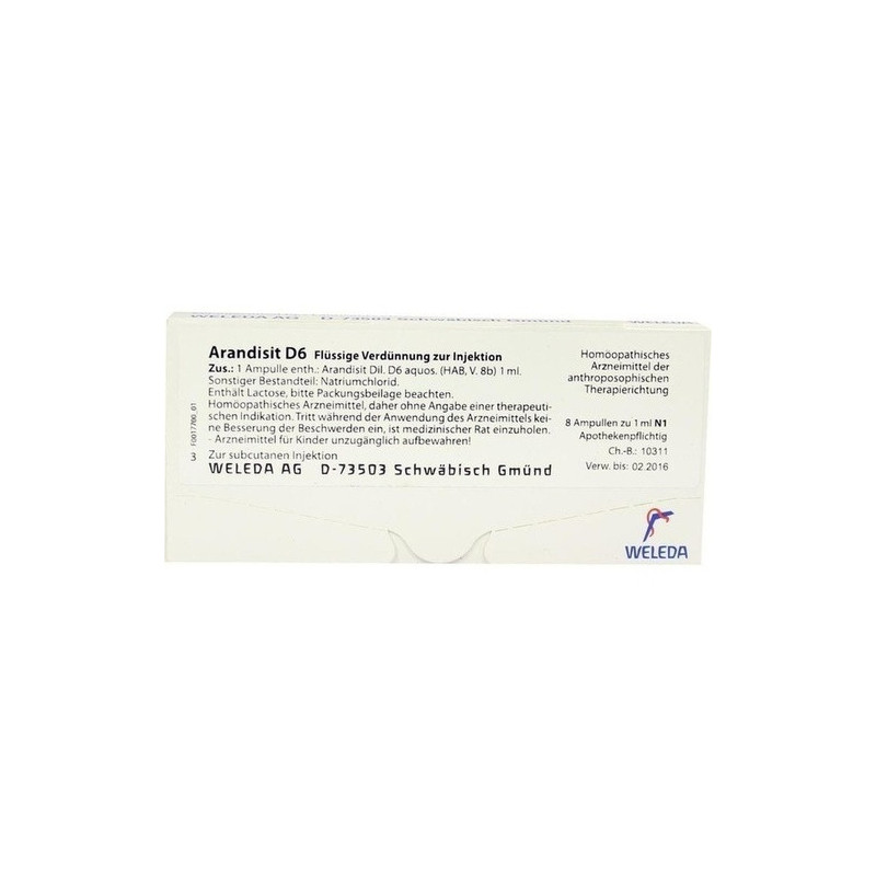 ARANDISIT D 6, 8X1 ML – PZN 1617702