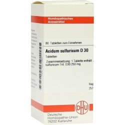 ACIDUM SULF D30, 80 ST – PZN 4201362